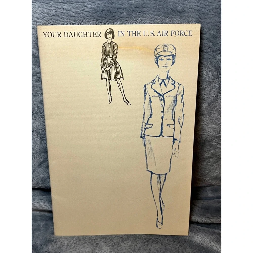 1966 USAF Recruiting Booklet Your Daughter in U.S. Air Force 9x12 Parents Guides
